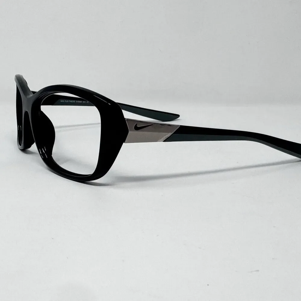 Nike Flex Finesse EV0996 001 Black Sunglass Frames Made in Italy ~56-16-140